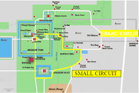 MAP OF ANGKOR